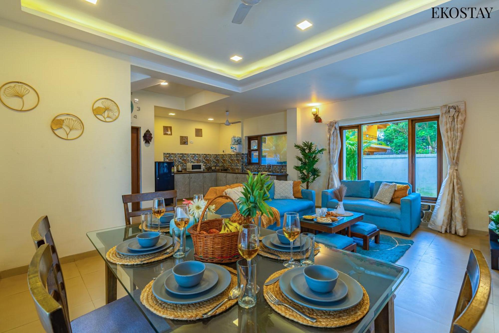 Eko Stay - Solace Villa I Charming Villa Close To Candolim Beach 外观 照片
