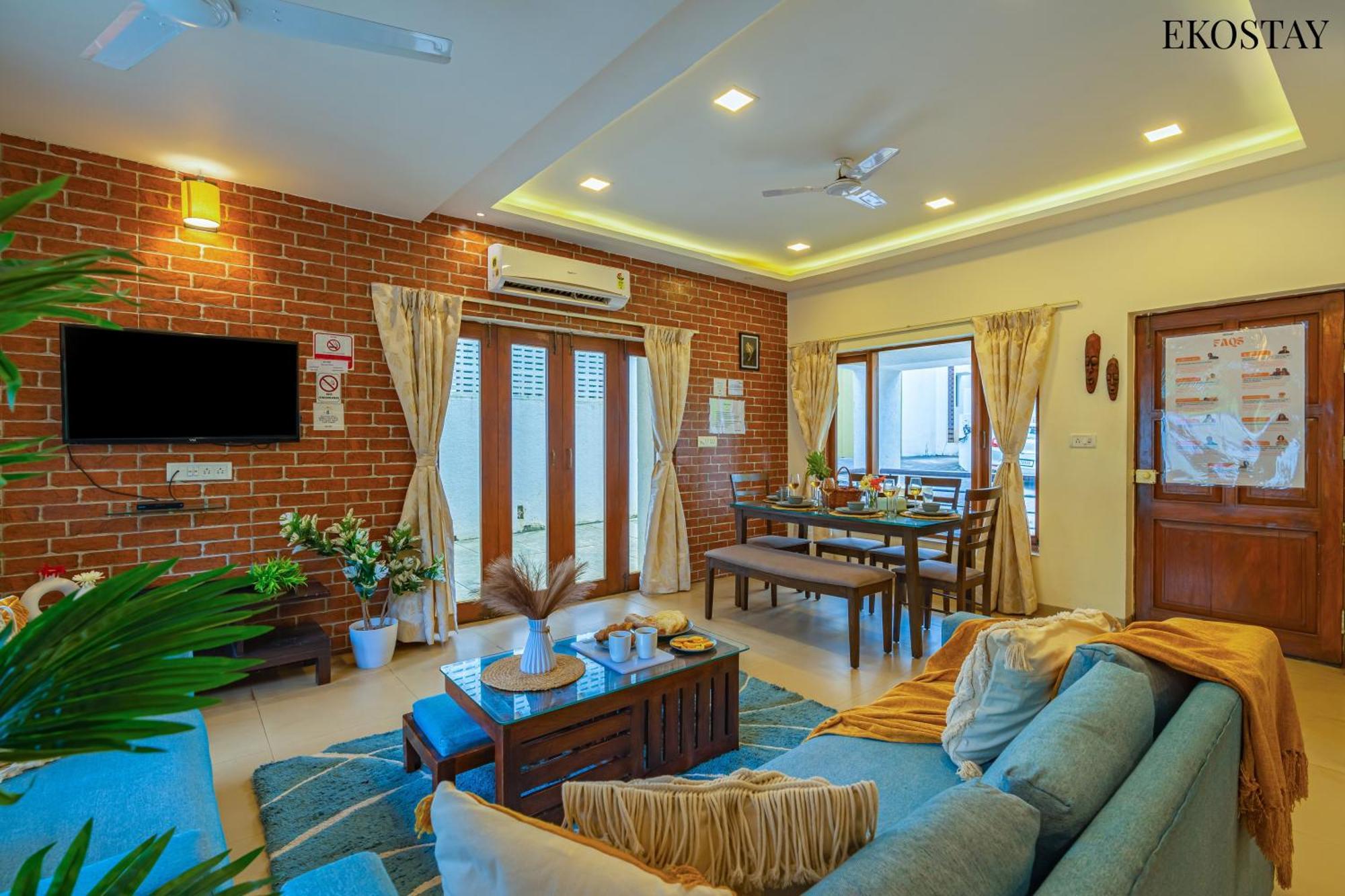 Eko Stay - Solace Villa I Charming Villa Close To Candolim Beach 外观 照片