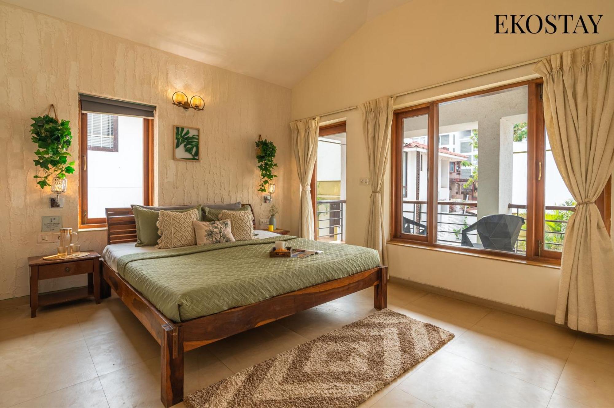 Eko Stay - Solace Villa I Charming Villa Close To Candolim Beach 外观 照片